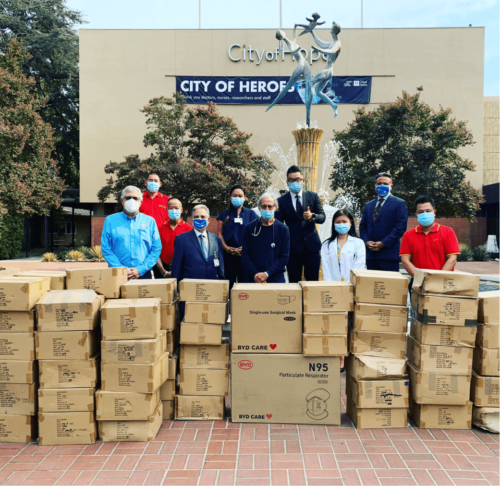 CITY OF HOPE DONATION